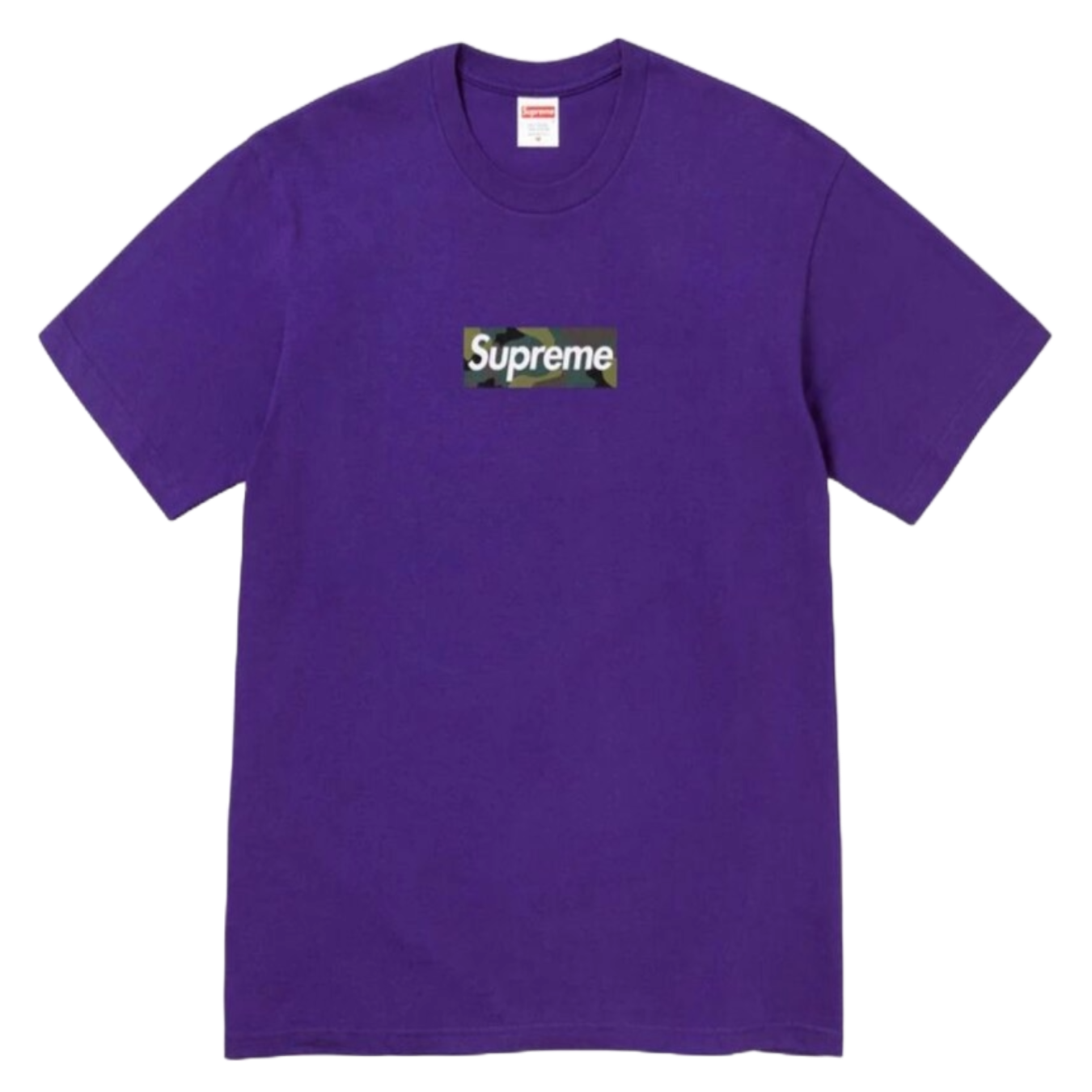 T-shirt Supreme Box Logo FW23 Violet