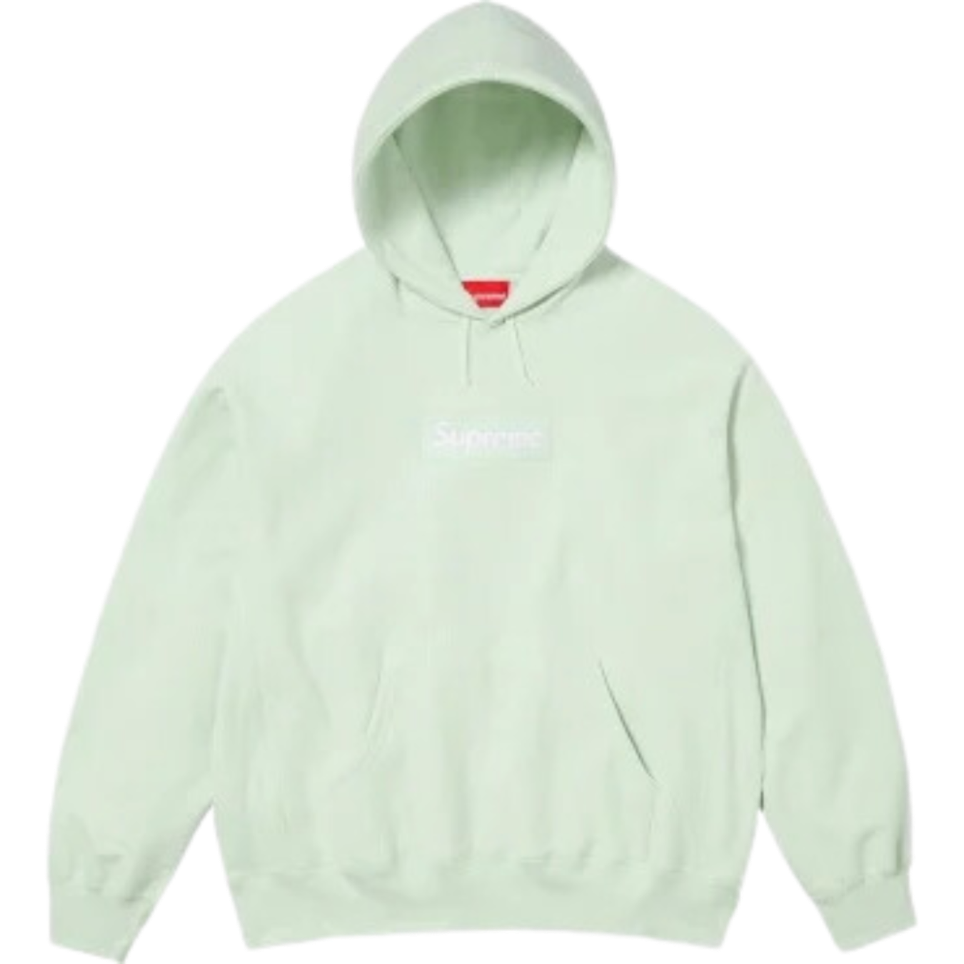 Sweat à capuche Supreme Box Logo FW23 Vert clair