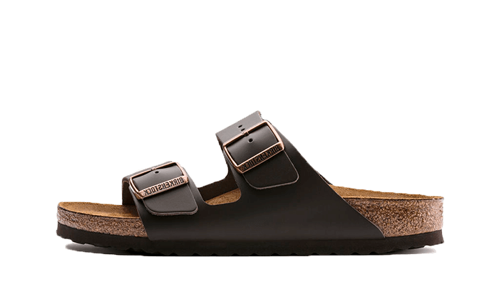 Birkenstock Arizona Natural Leather Dark Brown