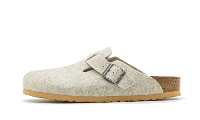 Birkenstock Boston Wool Felt Eggshel