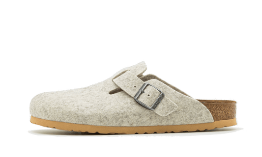 Birkenstock Boston Wool Felt Eggshel