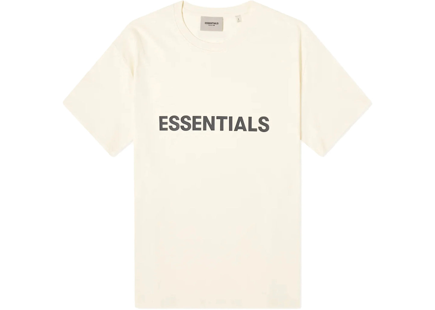 Fear of God Essentials T-shirt boxy avec logo appliqué ButterCream