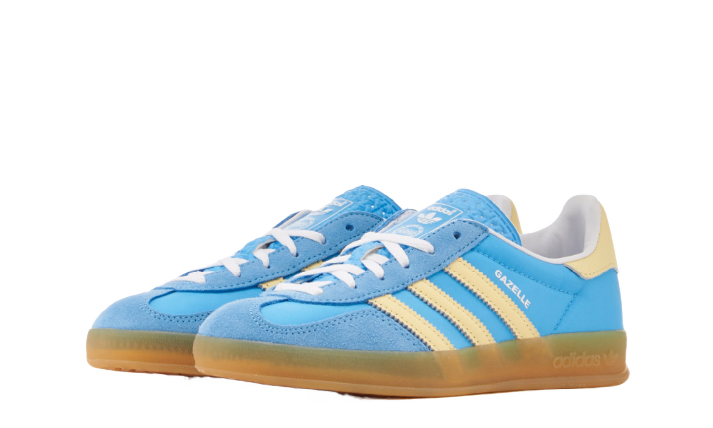 Adidas Gazelle Indoor Semi Blue Burst Almost Yellow