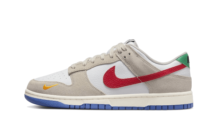 Nike Dunk Low Light Iron Ore Red Blue