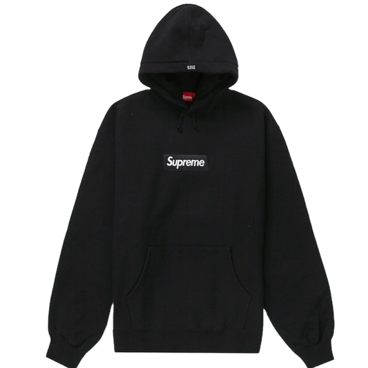 Supreme Box Logo Hooded Sweatshirt FW23 Black