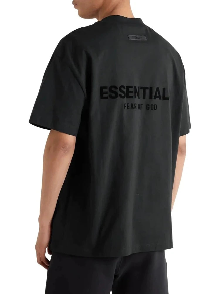 Fear of God Essentials T-shirt noir / stretch limousine (SS22)