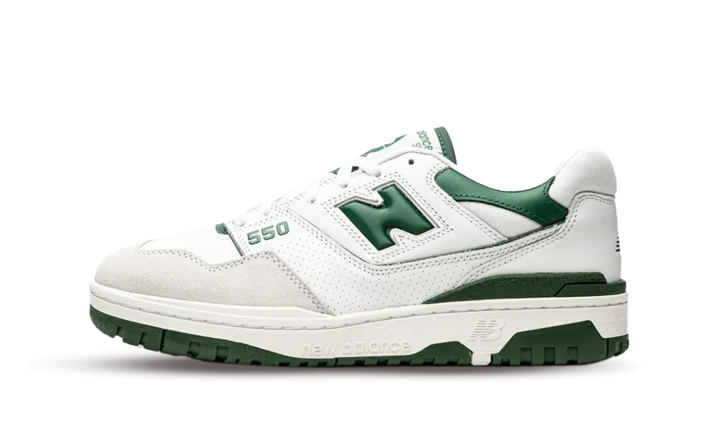 New balance 550 white green