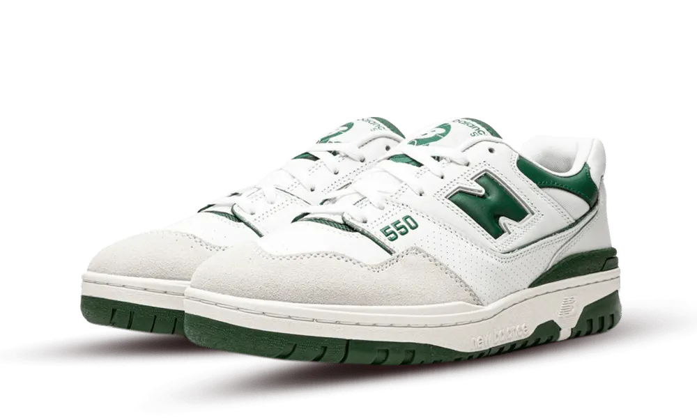 New balance 550 white green