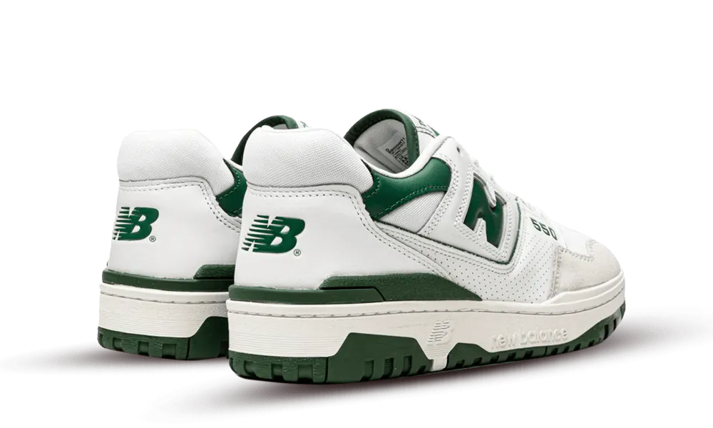 New balance 550 white green