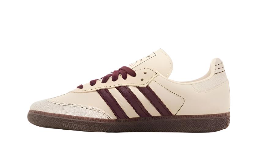 Adidas Samba OG - Wonder White Maroon (Women's)