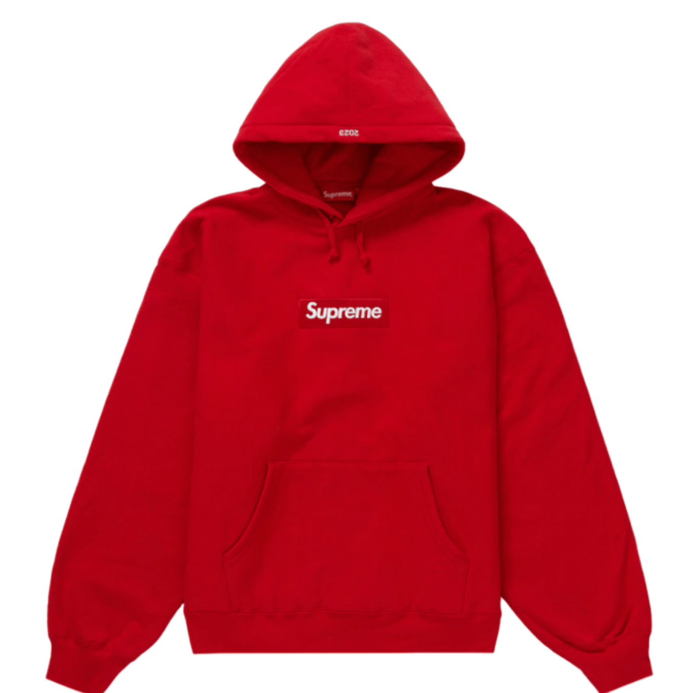 Supreme Box Logo Hooded Sweatshirt FW23 Red