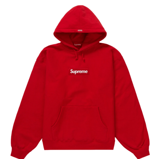 Supreme Box Logo Hooded Sweatshirt FW23 Red